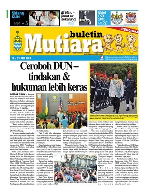 cover image of Buletin Mutiara 16-31 May 2014